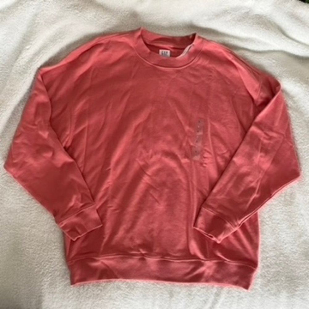 Gap Red Orange Pullivet Sweatshirt Men’s L NWT